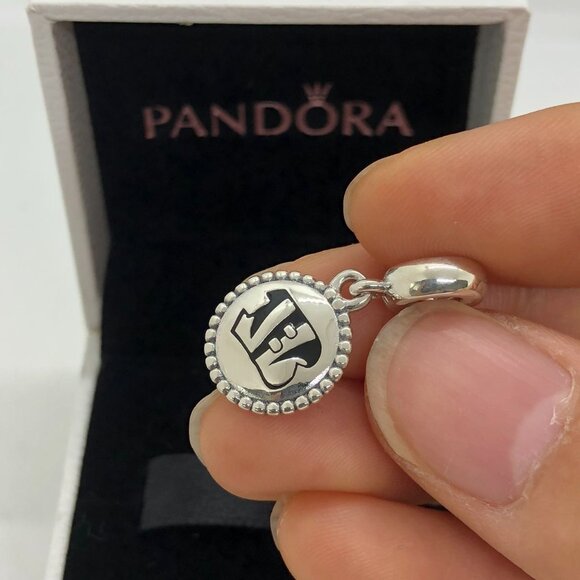 ✨🔥Pandora Cincinnati Bengals NFL Football Dangle Charm - Picture 1 of 4
